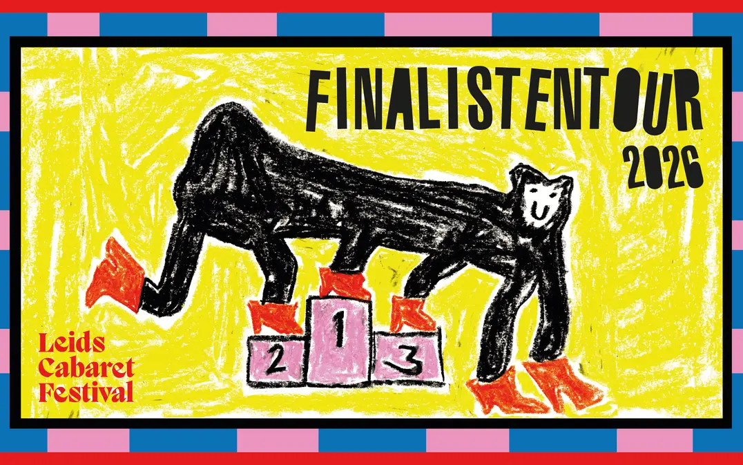 Campagnebeeld Leids Cabaret Festival met Finalistentour 2026