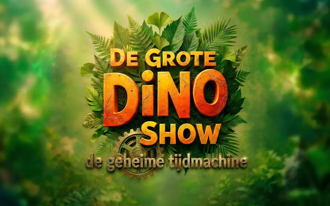De Grote Dino Show breedbeeld groot logo