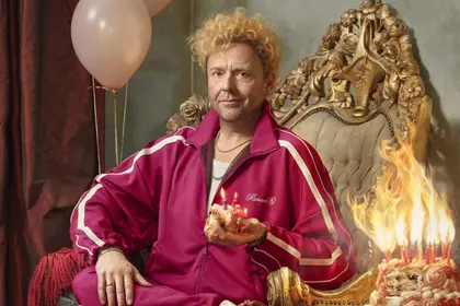 Campagnebeeld Richard Groenendijk met Gelukkig heb je mij nog
